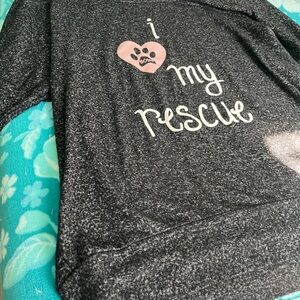 BOBS from Skechers Black and Gray Knit Top